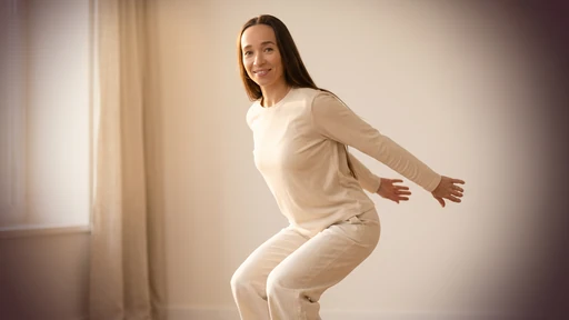 Arm Swings with Gentle Squats