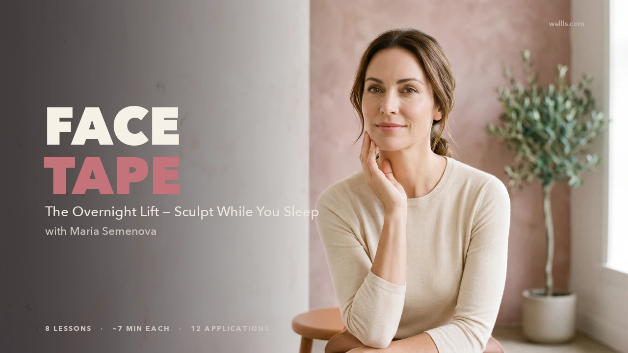 Face Tape: The Overnight Lift — 12 Kinesiology Taping Techniques to Lift, Smooth & Reshape Your Face While You Sleep