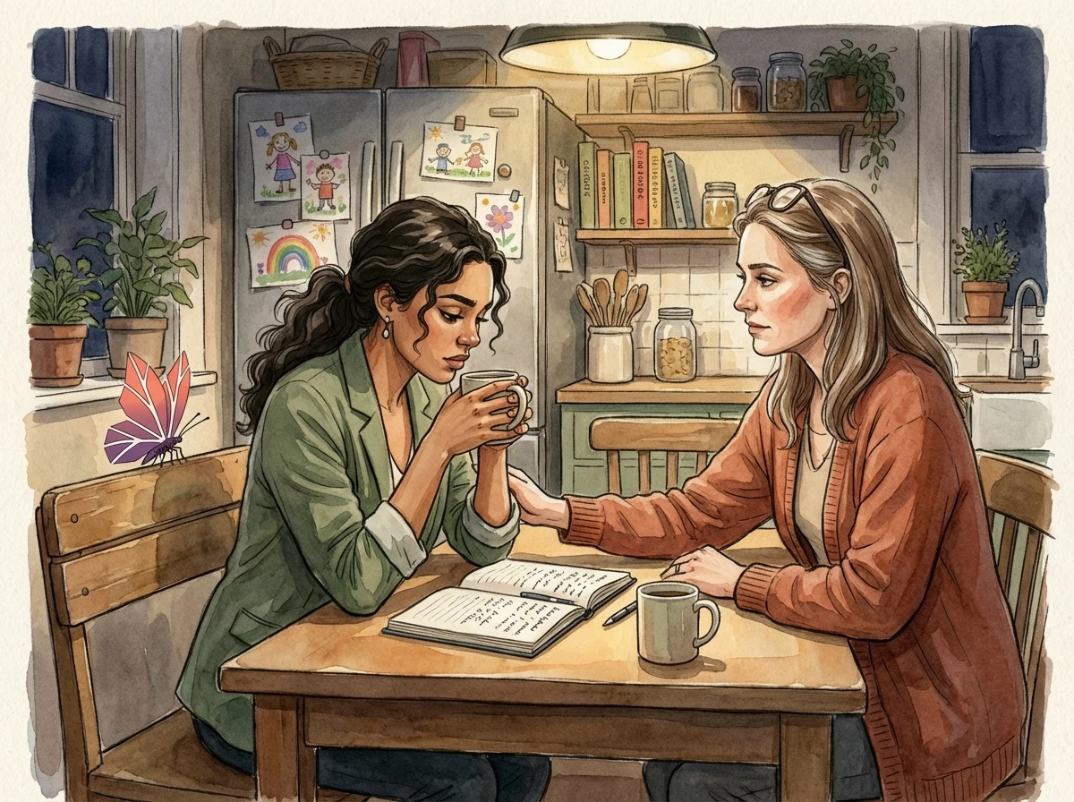 Renata and Diane — course illustration